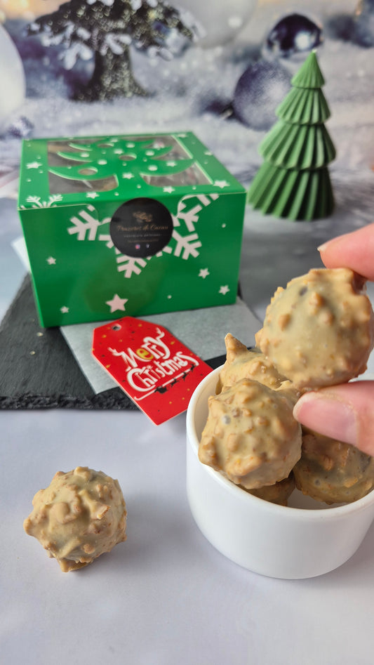 Caixa 8 Trufas recheadas cremosas e crocantes