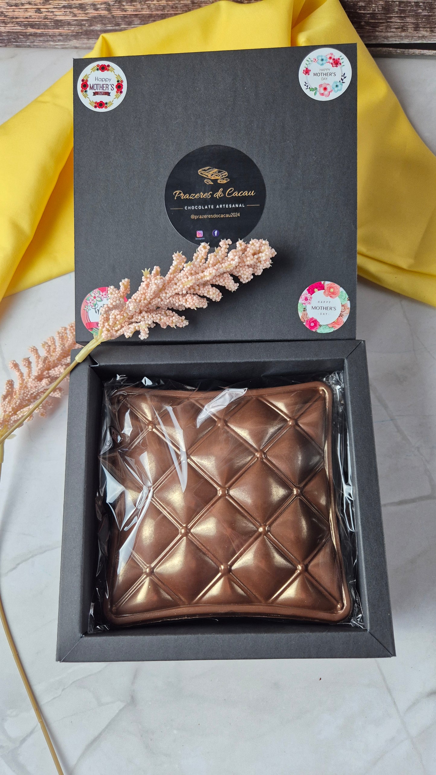 Caixa em chocolate