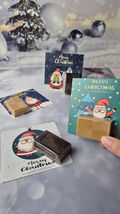 Mini tablete negro Nuts com cartão de Natal