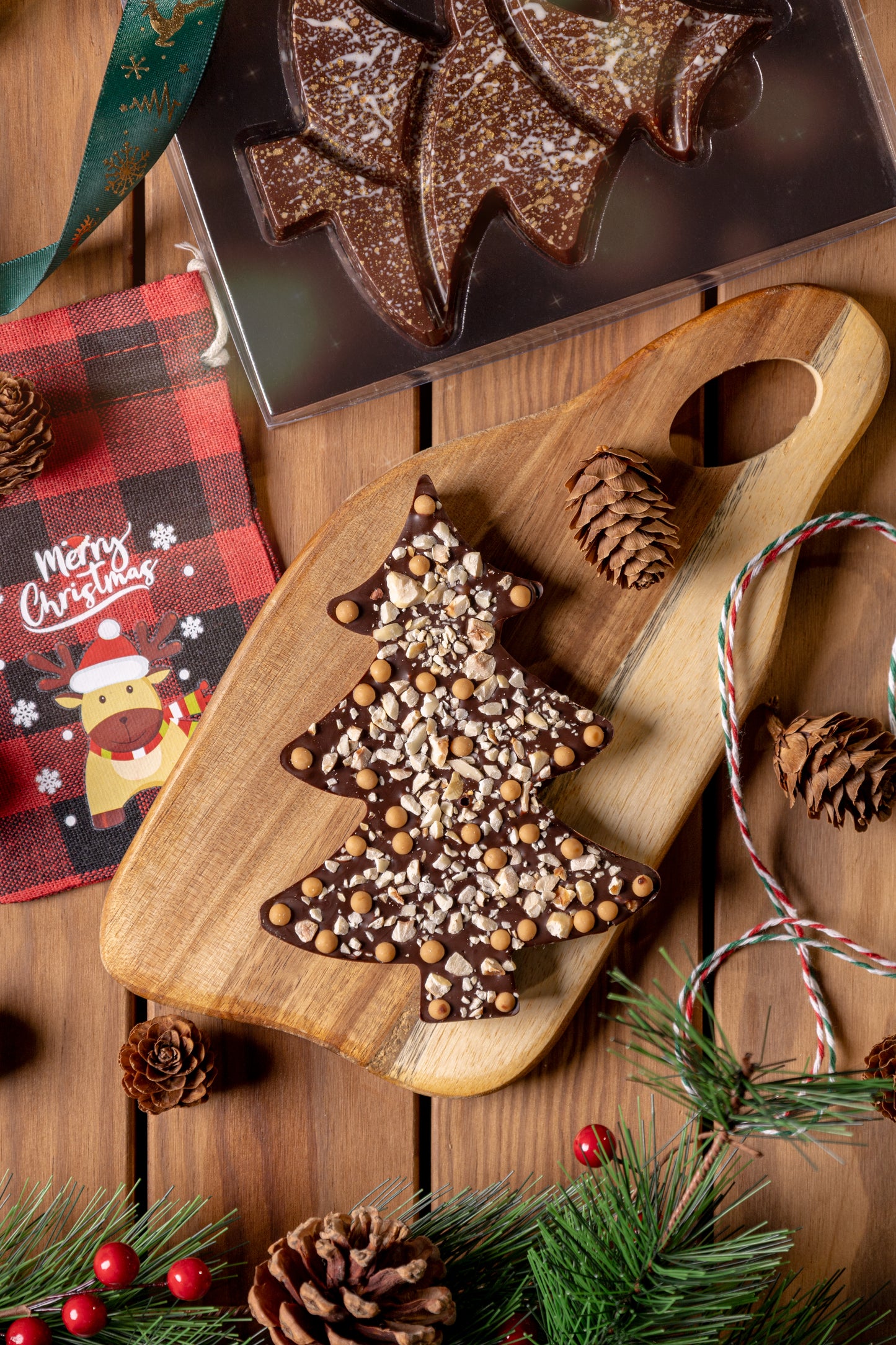 Tablete MINI Árvore de Natal negro Nuts