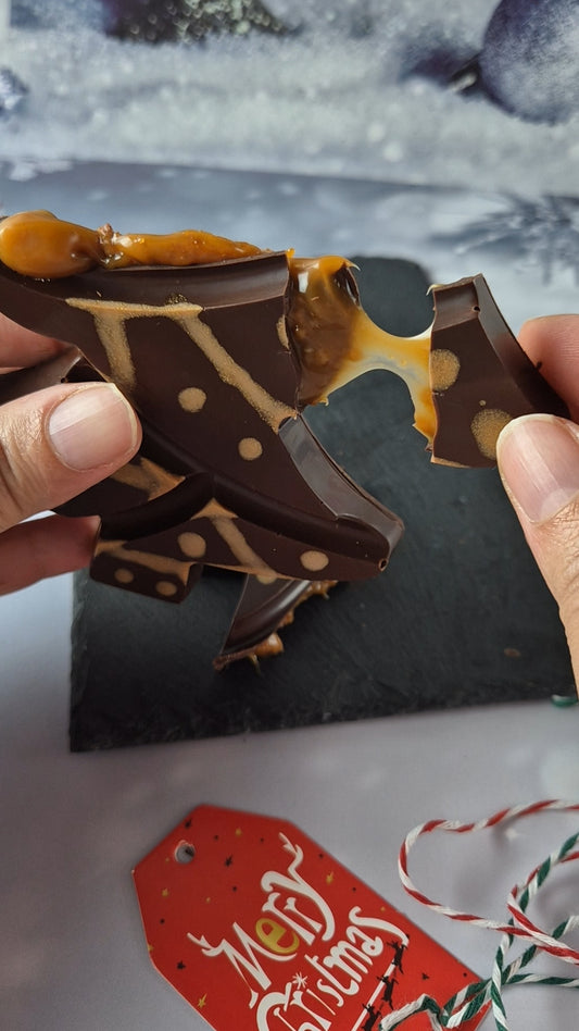 Tablete Árvore de Natal negro caramel